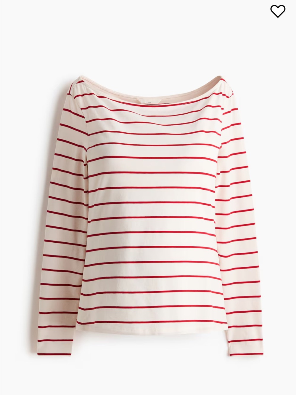 H&M MAMA BOAT-NECK TOP